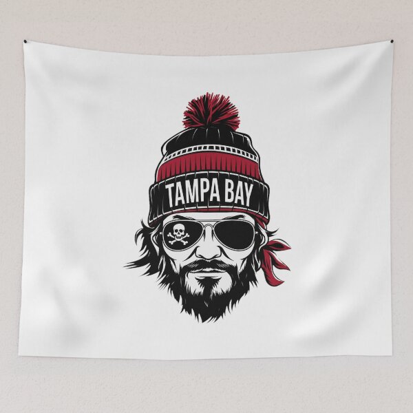 Item preview, Cool Tampa Bay Fan Beanie Sunglasses designed and sold by yirwin095.