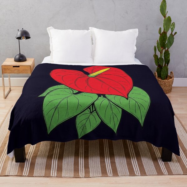 Item preview, Anthurium Andraeanum - Flamingo Flower Vintage Pop Art Botanical Print designed and sold by FreiherrPK.