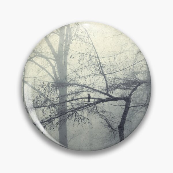 Item preview, Solitary Bird in a Misty Forest designed and sold by Dyrk Wyst Redbubble Shop.