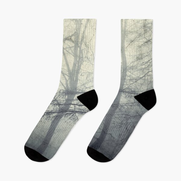 Item preview, Solitary Bird in a Misty Forest designed and sold by Dyrk Wyst Redbubble Shop.