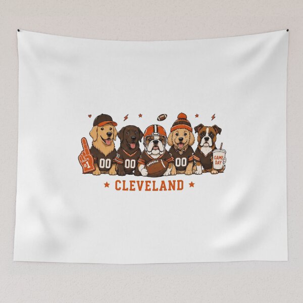 Item preview, Cleveland Game Day Dog Fan Shirt designed and sold by Christoph87495.