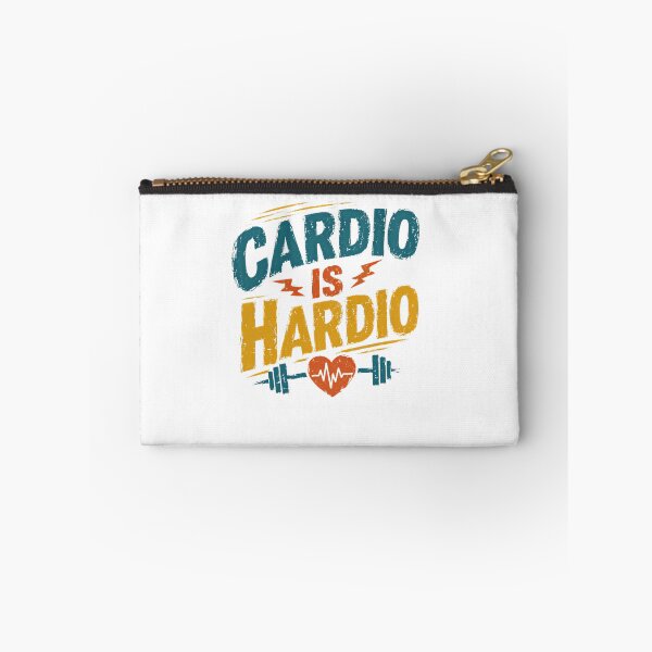 Item preview, Cardio Is Hardio Funny Workout Fitness Gym Exercise Humor designed and sold by HumansStuck12.
