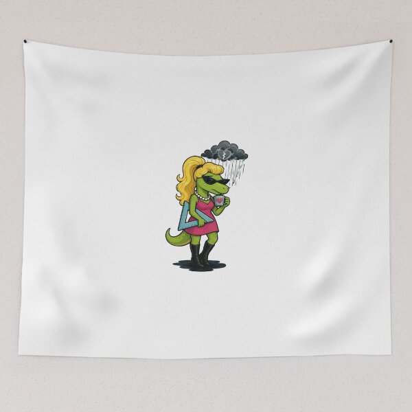 Item preview, SAD STEGOSANDRA – GLI ANGOLI RETTILI designed and sold by BurgerOddity & Gli Angoli Rettili.