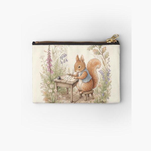 Item preview, Vintage Watercolor Squirrel Writing a Letter - Classic Storybook Art designed and sold by Pasteltone.
