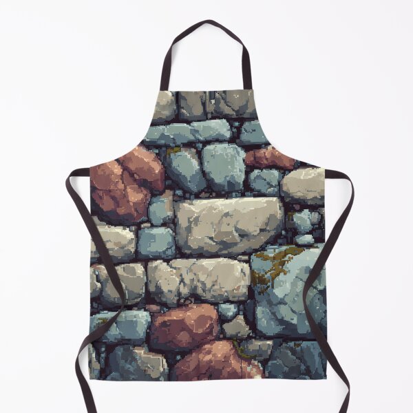 Item preview, Pixel art stone wall designed and sold by ScienceRex.