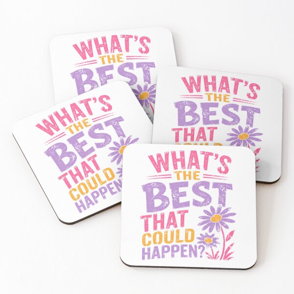 Item preview, What's The Best That Could Happen? Optimism Inspiration Motivation Positive Quote designed and sold by HumansStuck12.