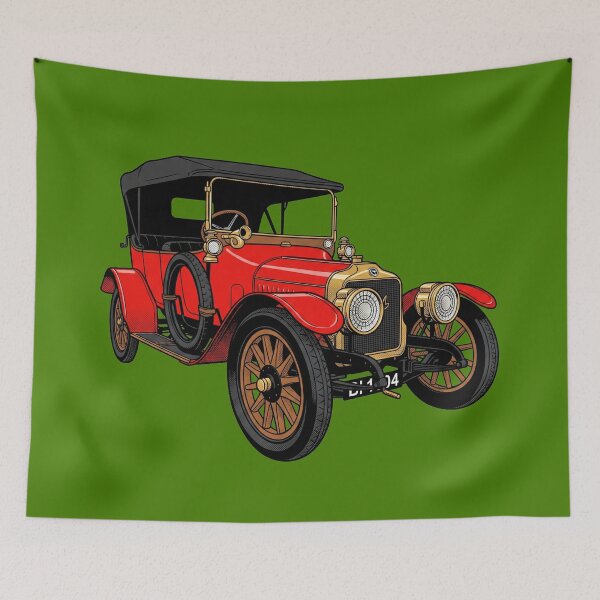 Item preview, 1913 Stellite 9HP - Vintage British Light Car Retro Pop Art designed and sold by FreiherrPK.