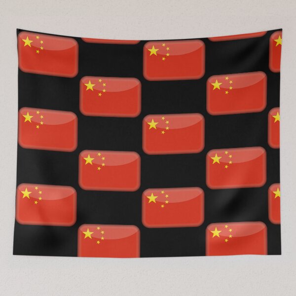 Item preview, China 3D Flag National Pride Chinese Heritage Design designed and sold by yazdogs.