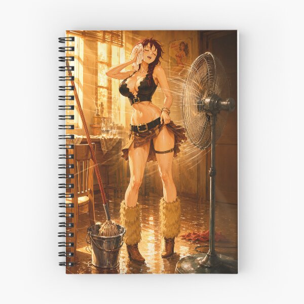 Item preview, Vintage Pin-up "Hot Summer" designed and sold by East-Blue-Cat.