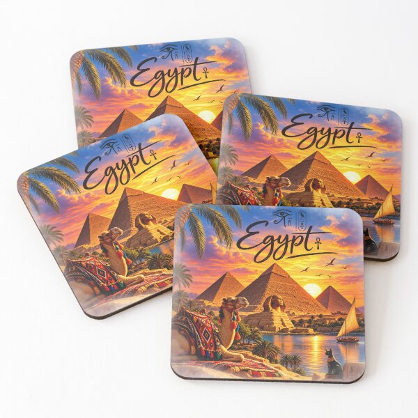 Item preview, Egypt Pyramids Sunset – Ancient Egypt Travel Design designed and sold by dody_shop.