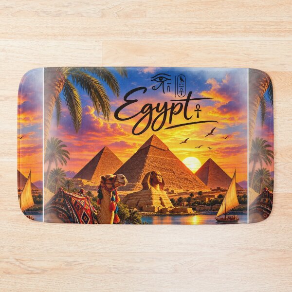Item preview, Egypt Pyramids Sunset – Ancient Egypt Travel Design designed and sold by dody_shop.