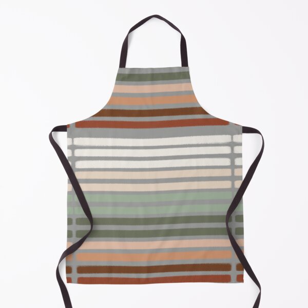 Item preview, 70s Retro Earth Tone Horizontal Stripe Pattern - Geometric Vintage Lines designed and sold by LittleHappiness by Kamollak .