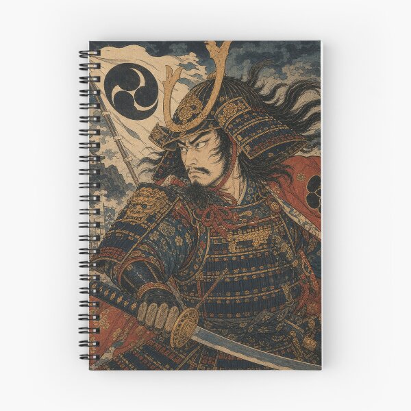 Item preview, The Legendary General - Vintage Ukiyo-e Samurai Warrior Art designed and sold by whiteblackcat.