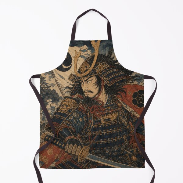 Item preview, The Legendary General - Vintage Ukiyo-e Samurai Warrior Art designed and sold by whiteblackcat.