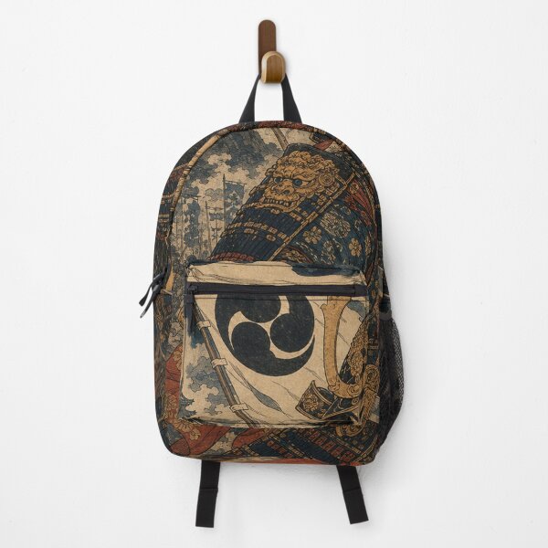 Item preview, The Legendary General - Vintage Ukiyo-e Samurai Warrior Art designed and sold by whiteblackcat.