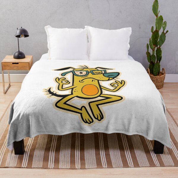 Item preview, Nervous Dog Trying Yoga – Funny Anxious Pet Meme Design designed and sold by michallechowicz.