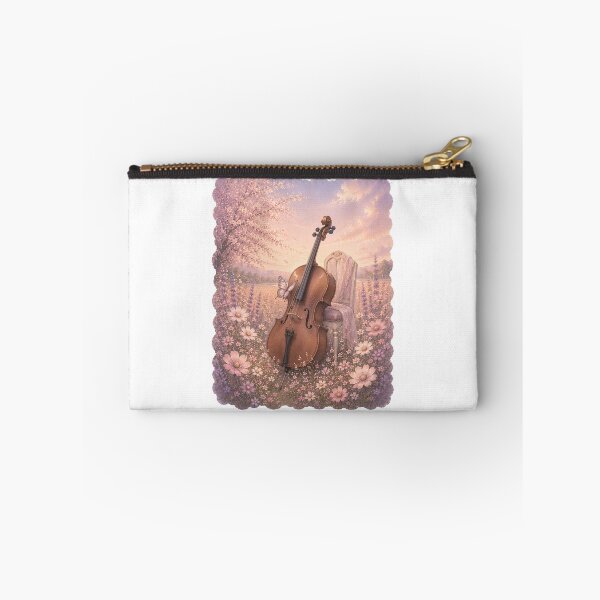 Item preview, Cello in a Wildflower Meadow – Romantic Music & Butterfly Design designed and sold by SVALANART.