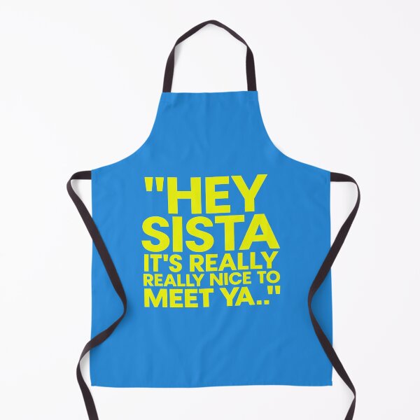 Item preview, Hey Sista It’s Really Really Nice To Meet Ya - Retro Yellow Greeting designed and sold by ModdiesColors.