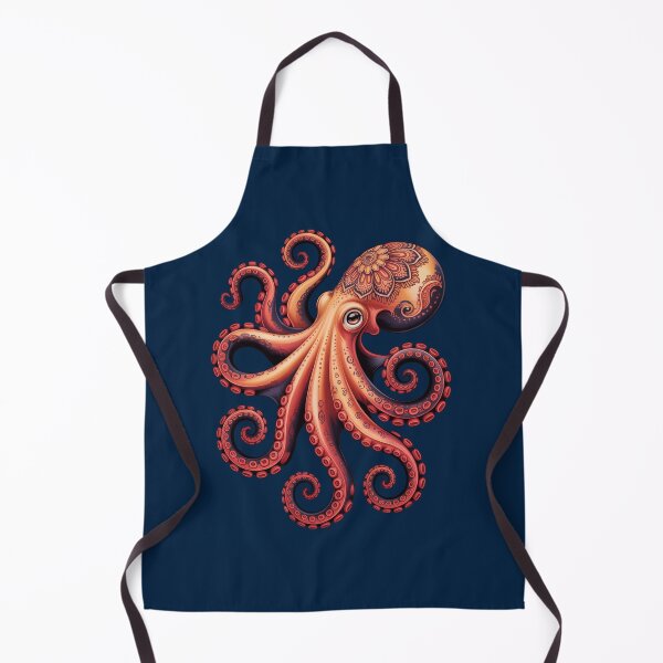 Item preview, Mandala Octopus Art – Detailed Ornamental Sea Creature Design for Ocean Lovers designed and sold by ZyxDes.