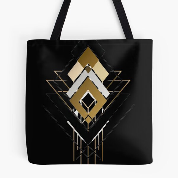 Item preview, Luxury Geometric Amulet – Abstract Gold & Silver Art designed and sold by GeoBeast.