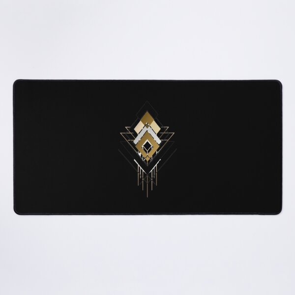 Item preview, Luxury Geometric Amulet – Abstract Gold & Silver Art designed and sold by GeoBeast.