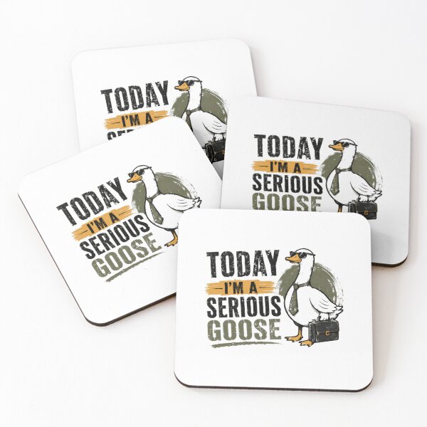 Item preview, Today I'm A Serious Goose Funny Goose Lover Humor designed and sold by HumansStuck12.