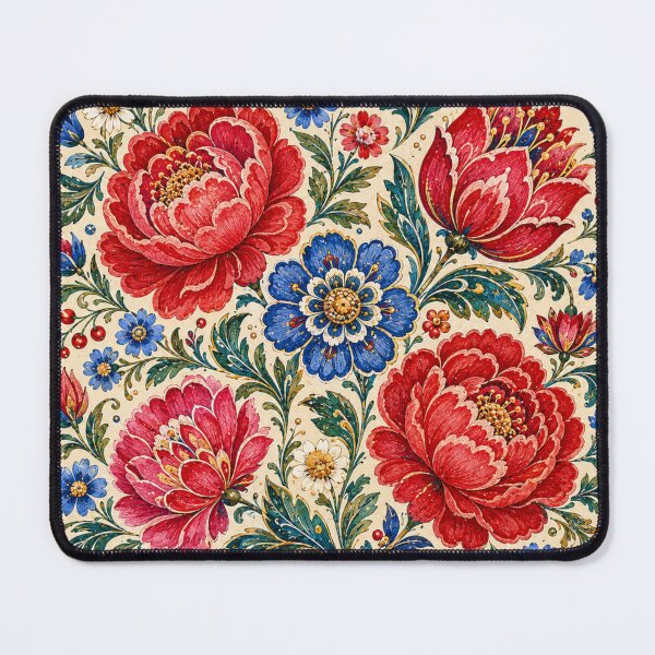 Item preview, Kraków Festive Folk Flowers – Polish Folk Floral Art designed and sold by MarekoraStudio.
