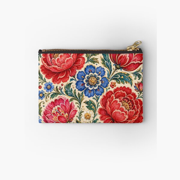 Item preview, Kraków Festive Folk Flowers – Polish Folk Floral Art designed and sold by MarekoraStudio.