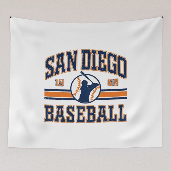 Item preview, Vintage San Diego Baseball Player Graphic designed and sold by vandewalker.