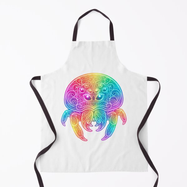 Item preview, Rainbow Mandala Crab Neon Glow designed and sold by JavNay.