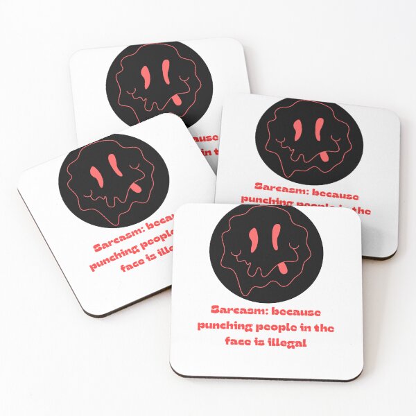 Item preview, Sarcasm: because punching people in the face is illegal designed and sold by NovaMerchCo.
