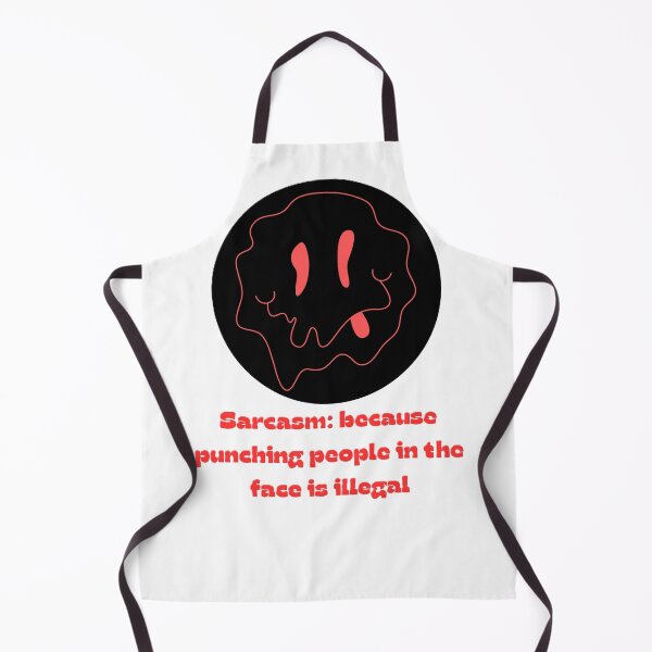 Item preview, Sarcasm: because punching people in the face is illegal designed and sold by NovaMerchCo.