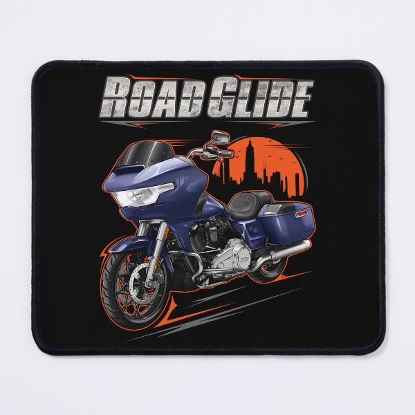 Item preview, Motorcycle Road Glide FLTRX 2025-2026 Purple Abyss Denim + Chrome for Motorcycle Riders designed and sold by MotoApparelHub.