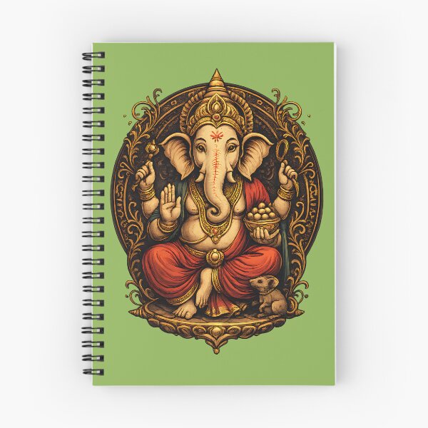 Item preview, Lord Ganesha Traditional Art | Hindu God Ganesh Spiritual Indian Art designed and sold by lexxclothing.