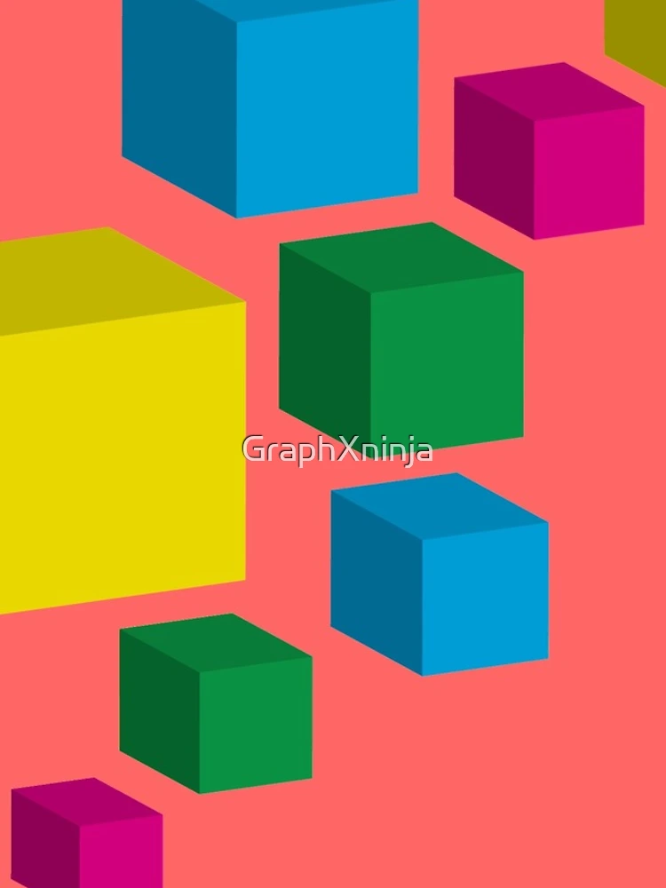 Thumbnail 4 of 4, iPhone Case, Floating Pixels designed and sold by GraphXninja.