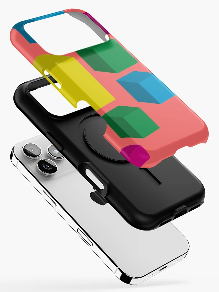 Thumbnail 2 of 4, iPhone Case, Floating Pixels designed and sold by GraphXninja.