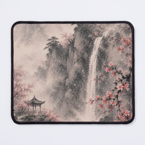 Item preview, Misty Blossom Valley Waterfall and Koi Pond designed and sold by archeliraiden.