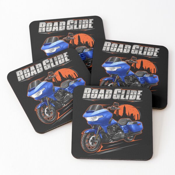 Item preview, Motorcycle Road Glide FLTRX 2026 Aurora Blue Denim + Black for Motorcycle Riders designed and sold by MotoApparelHub.