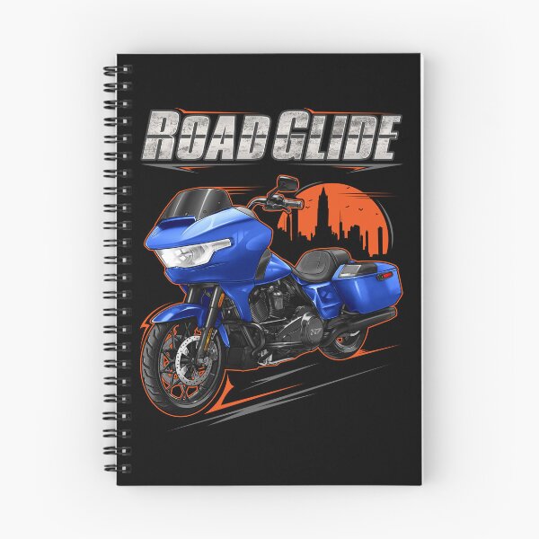 Item preview, Motorcycle Road Glide FLTRX 2026 Aurora Blue Denim + Black for Motorcycle Riders designed and sold by MotoApparelHub.