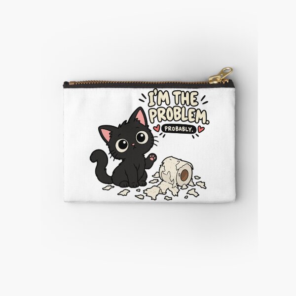 Item preview, I’m the Problem Probably Funny Cat Toilet Paper designed and sold by MewMade.