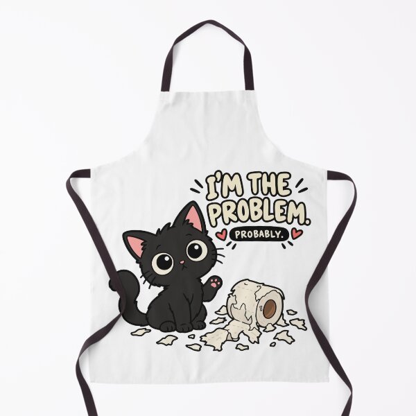 Item preview, I’m the Problem Probably Funny Cat Toilet Paper designed and sold by MewMade.