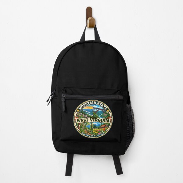 Artikelvorschau, West Virginia Mountain State Appalachian Scenic Badge entworfen und verkauft von DreamLayerStudio.