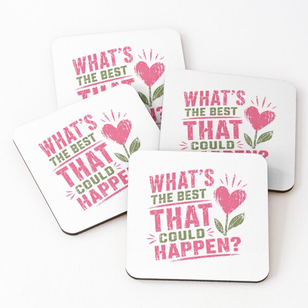 Item preview, What's The Best That Could Happen? Positive Mindset Optimism Inspiration designed and sold by HumansStuck12.