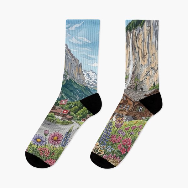 Item preview, Alps Wall Acrylic Print | Switzerland Travel Poster | Swiss  designed and sold by POSTERIOCREW.