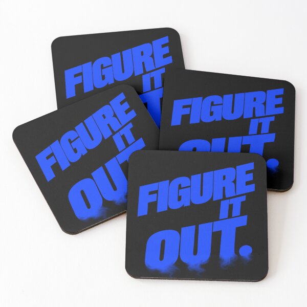 Item preview, Figure It Out – Cobalt Smoke Kinetic Typography designed and sold by Anyshca.