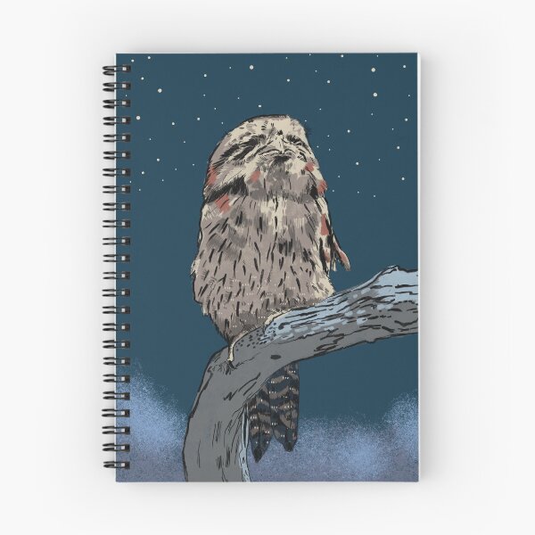 Item preview, Tawny frogmouth sitting in moonlight designed and sold by bee-denham-art.