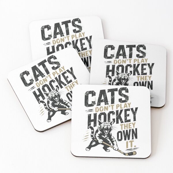 Item preview, Cats Don't Play Hockey They Own It Cat Owner Hockey Fan Feline Sports designed and sold by HumansStuck12.