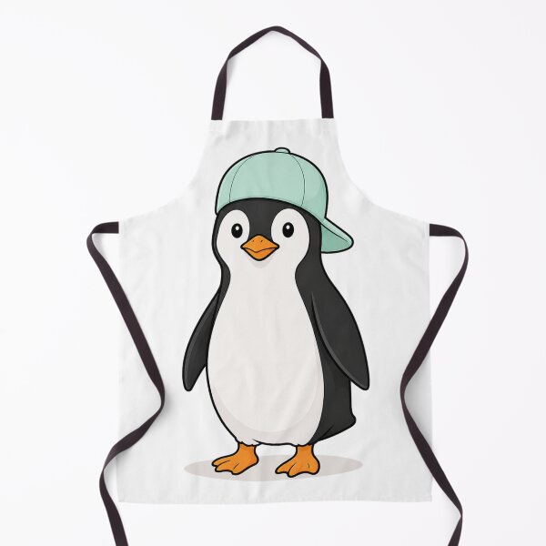 Item preview, Pepe the Penguin – Cute Penguin with Mint Green Cap designed and sold by LittleGinnyArt.