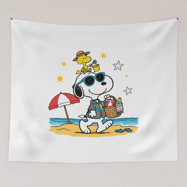 Item preview, Cute Dog & Bird Beach Summer designed and sold by llaRudicil8.
