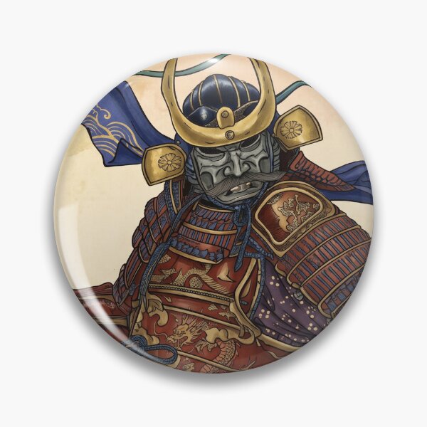 Item preview, The Dragon Crest - Armored Samurai Warrior Ukiyo-e Art designed and sold by whiteblackcat.
